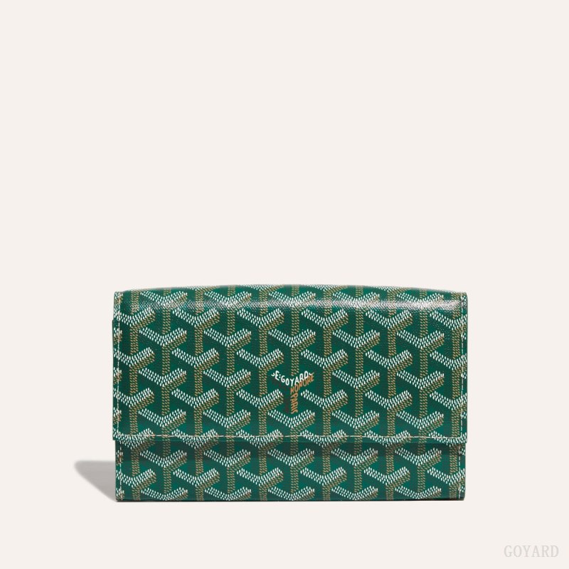Goyard Varenne Continental Wallet Omuz Çantası Yeşil | GY-INY4547