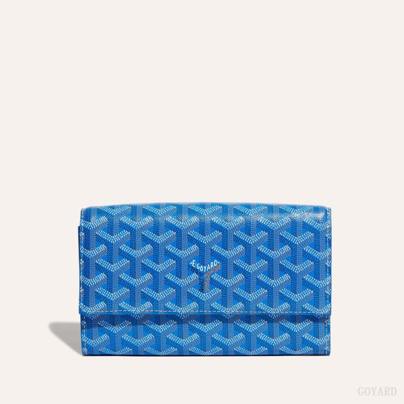 Goyard Varenne Continental Wallet Omuz Çantası Mavi | GY-RAS2463