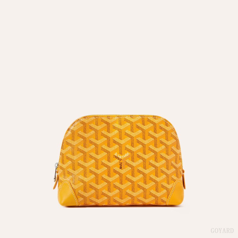 Goyard Vendôme Cosmetic Pouch Çanta Aksesuarları Sarı | GY-ZBZ1206