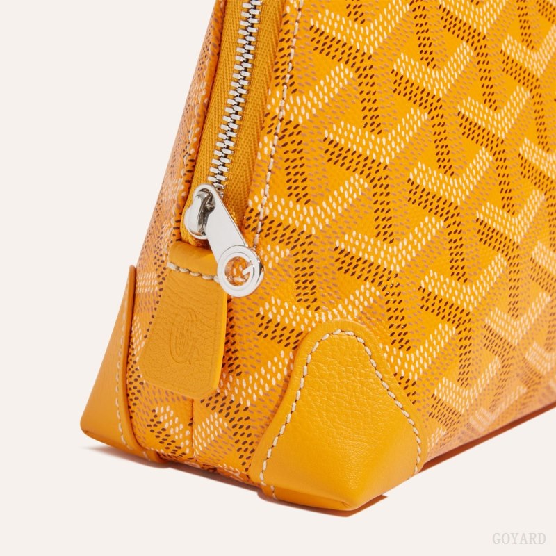 Goyard Vendôme Cosmetic Pouch Çanta Aksesuarları Sarı | GY-ZBZ1206