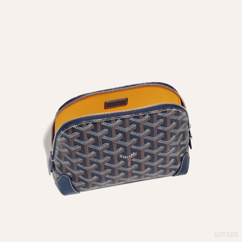 Goyard Vendôme Cosmetic Pouch Çanta Aksesuarları Lacivert Mavi | GY-JVM7022