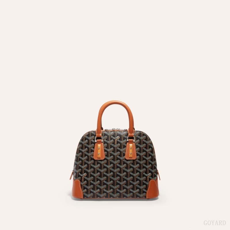 Goyard Vendôme Mini Bag Çantası Siyah Kahverengi | GY-GCJ8466