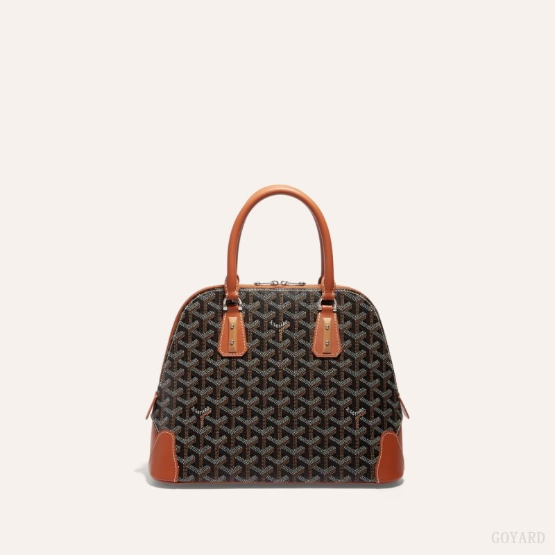Goyard Vendôme PM Bag Omuz Çantası Siyah Kahverengi | GY-ZLL5424