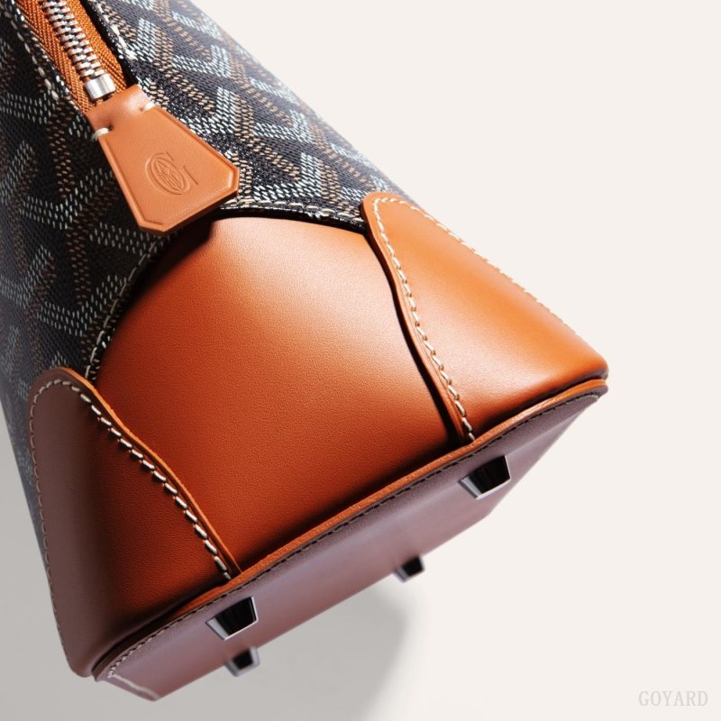 Goyard Vendôme PM Bag Omuz Çantası Siyah Kahverengi | GY-ZLL5424