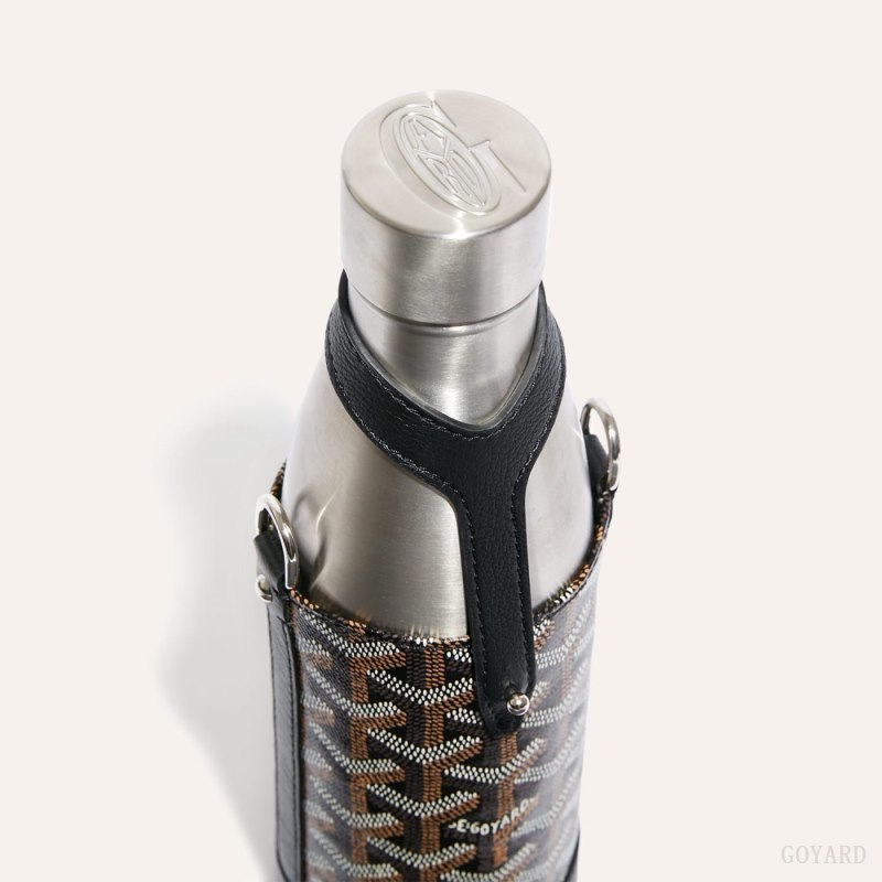 Goyard Yonne MM Case & Flask Aksesuar Siyah | GY-CWU4796