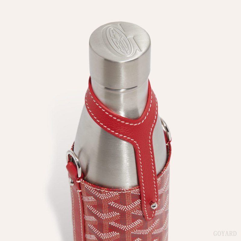 Goyard Yonne MM Case & Flask Aksesuar Kırmızı | GY-HCB8843