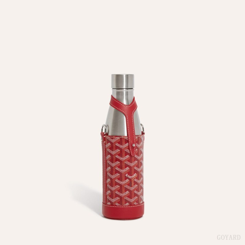 Goyard Yonne MM Case & Flask Aksesuar Kırmızı | GY-HCB8843