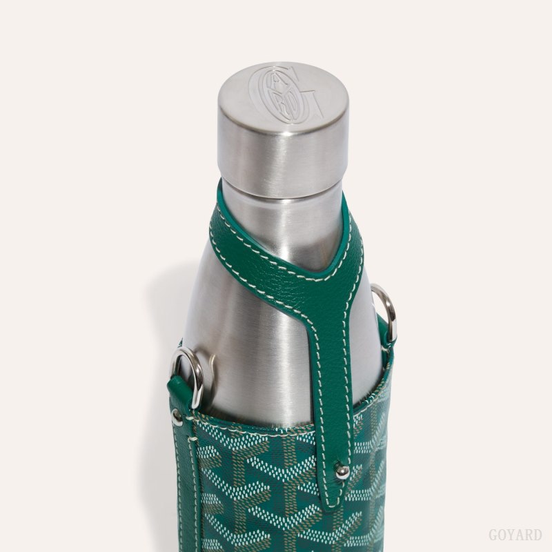 Goyard Yonne MM Case & Flask Aksesuar Yeşil | GY-CUR5348
