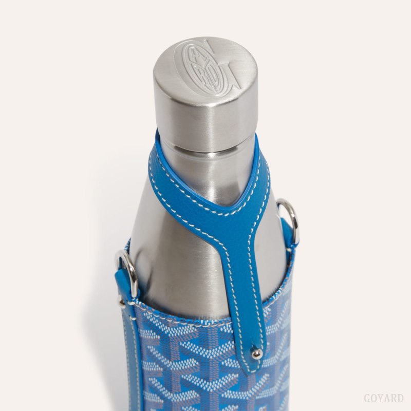 Goyard Yonne MM Case & Flask Aksesuar Mavi | GY-YMO8235