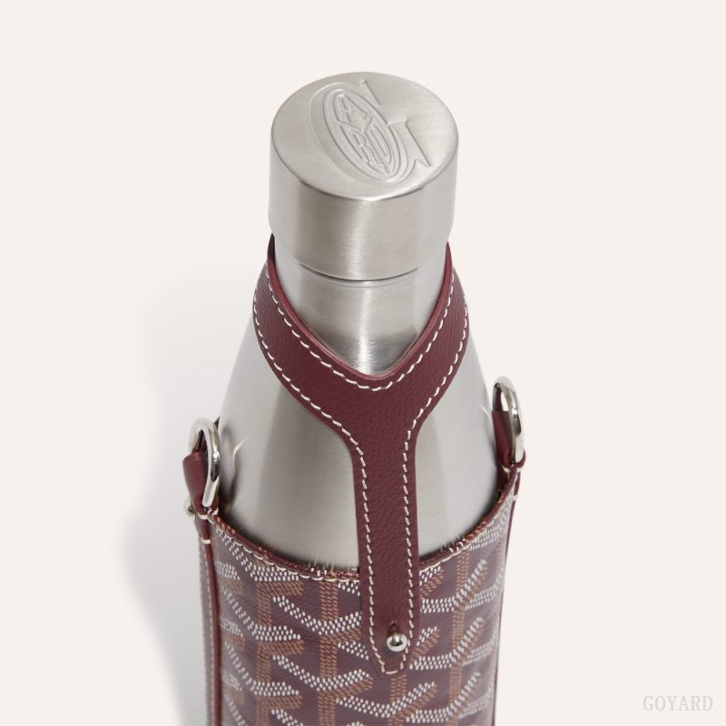 Goyard Yonne MM Case & Flask Aksesuar Bordo | GY-AIN3107