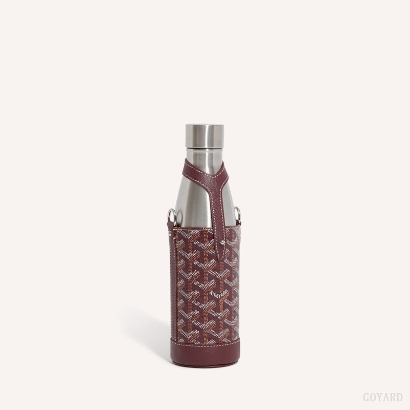 Goyard Yonne MM Case & Flask Aksesuar Bordo | GY-AIN3107