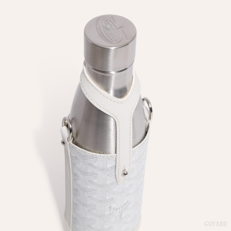Goyard Yonne MM Case & Flask Aksesuar Beyaz | GY-GLA6442