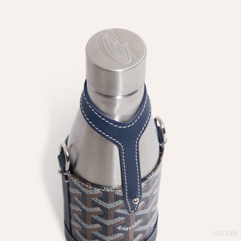 Goyard Yonne PM Case & Flask Aksesuar Lacivert Mavi | GY-KLX0726