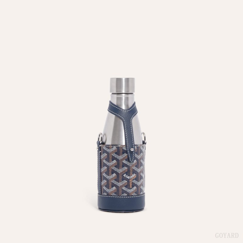 Goyard Yonne PM Case & Flask Aksesuar Lacivert Mavi | GY-KLX0726